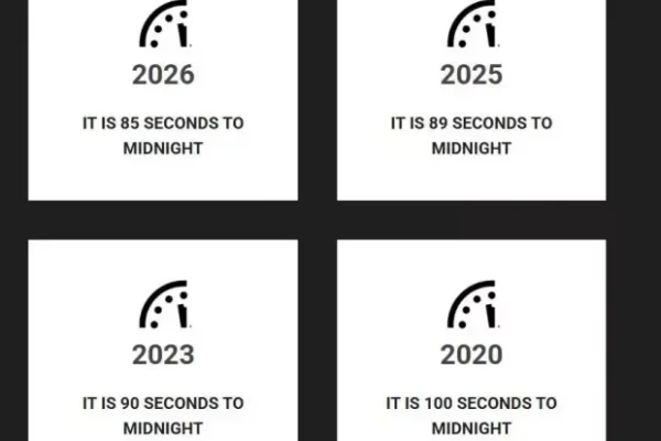 Світ на грані? Годинник Судного дня вперше перевели до значення, найближчого до катастрофи