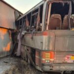 Багато загиблих: Росіяни атакували дроном автобус на Дніпропетровщині, який перевозив шахтарів після зміни (фото 16+)