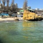 Наслідки російського удару торік: В Одесі море вкрите жовтими плямами та пахне соняшниковою олією (фото)