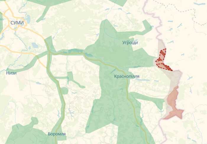 Російські війська розширили зону контролю в Покровці на Сумщині — DeepState