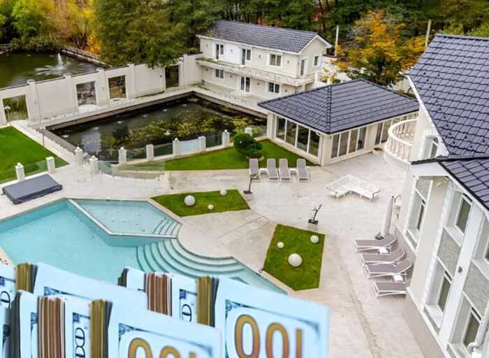 Експодатківець Олександр Стетюха продає розкішний маєток за 4 мільйона доларів під Києвом, пояснюючи багатомільйонні статки «спадком від бабусі дружини»