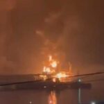 З’явились супутникові знімки наслідків ударів по причалу та терміналу "Шесхаріс" у Новоросійську