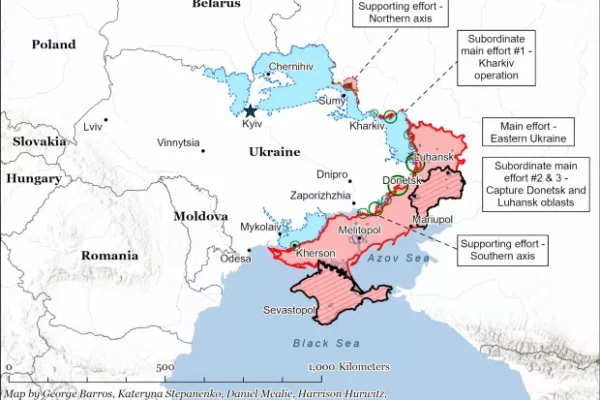 Росія безуспішно атакує по всьому фронту, а Сили оборони України успішно контратакували під Покровськом, - звіт ISW