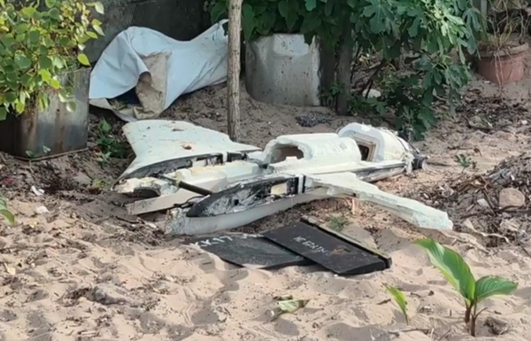 На чорноморському пляжі Туреччині знайшли черговий воєнний БПЛА (відео)