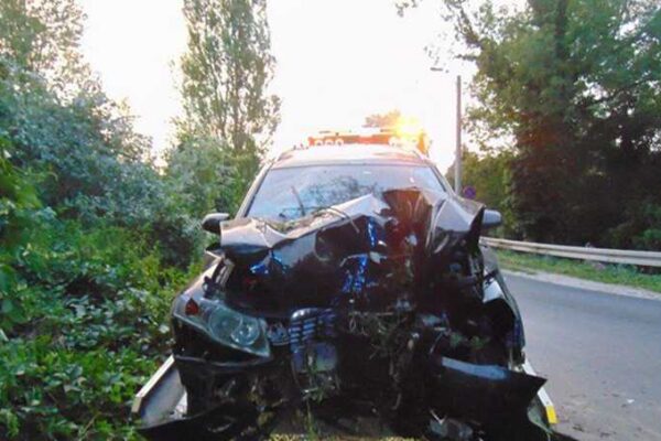 У Польщі Audi з сімома п’яними українцями врізалася в дерево: дівчина їхала в багажнику