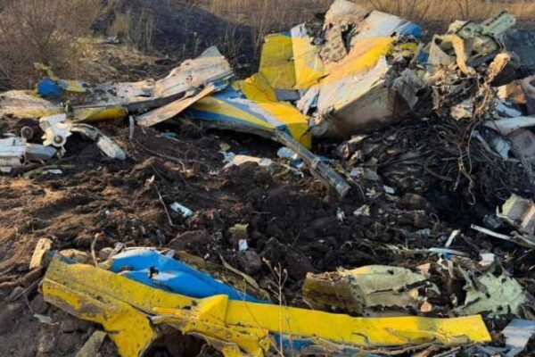 Опубліковані фото з місця падіння винищувача МіГ-29 в Одеській області