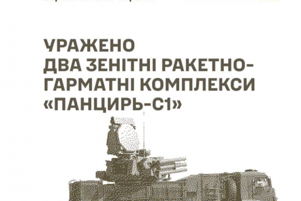 Що наробили українські мідлстрайки за добу: ​Уражені ЗРГК "Панцир-С1", радіолокаційна станція, підприємство ОПК та місце запуску ударних БпЛА, - Генштаб ЗСУ