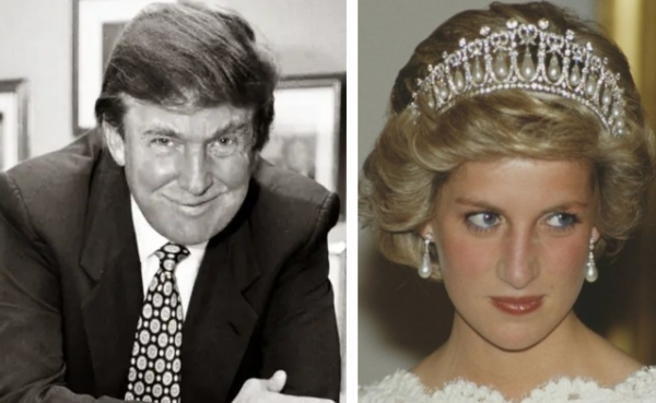 Ах, Доналд Фредович, Доналд Фредович... Стало відомо, як хтивий Трамп переслідував принцесу Діану після розлучення з Чарльзом, наганяючи жах на жінку