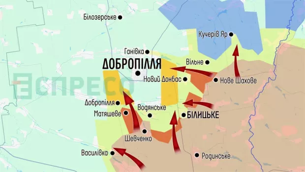 Карта бойових дій 17-24 жовтня: Навала росіян на Добропіллі та Запоріжжі захлинається через рекордні втрати