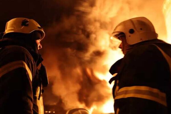 Російський «Шахед» влучив у ринок біля вокзалу в Києві: сталася пожежа